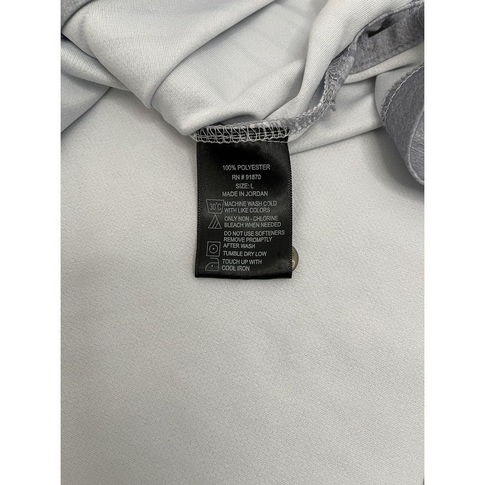 Pebble Beach Golf Dry Luxe‎ Performance Gray Golf Polo Shirt Men's Size Large - Picture 7 of 10